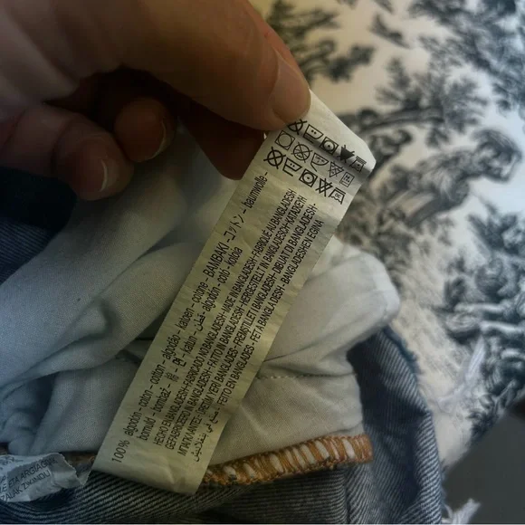 Zara Denim Faux Wrap Skort - Picture 11 of 14